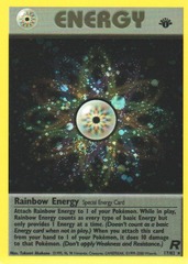 Rainbow Energy - 17/82 - Holo Rare - 1st Edition